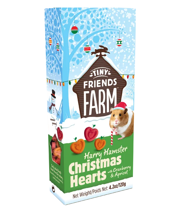 Harry Hamster Christmas Hearts