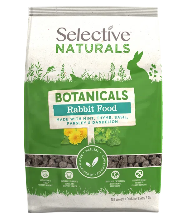 Highly Palatable Rabbit Food for Picky Eaters | Selective Botanicals