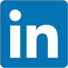 The LinkedIn logo featuring a blue square background with a white stylized "in" in the center. The logo represents the professional networking platform, designed for connecting individuals and businesses in a professional context. The blue color conveys trust and professionalism, making it a recognizable symbol in the business world.