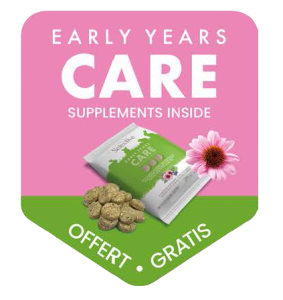 Early Years Care Supplements inside label